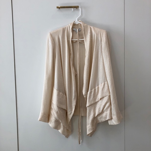 IRO Fernel Silk Leopard Print Wrap Blouse - Picture 1 of 4